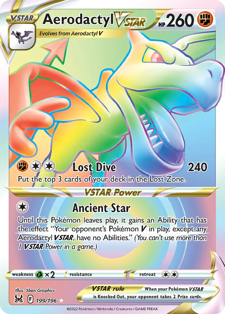Aerodactyl VSTAR #199 card image