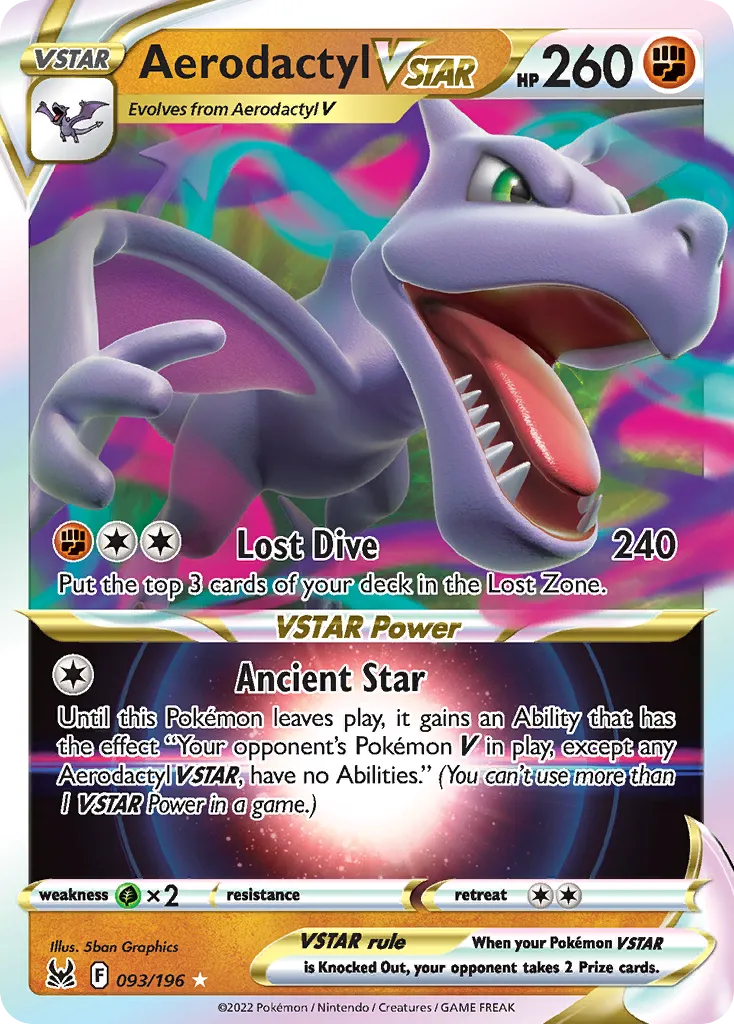 Aerodactyl VSTAR card image