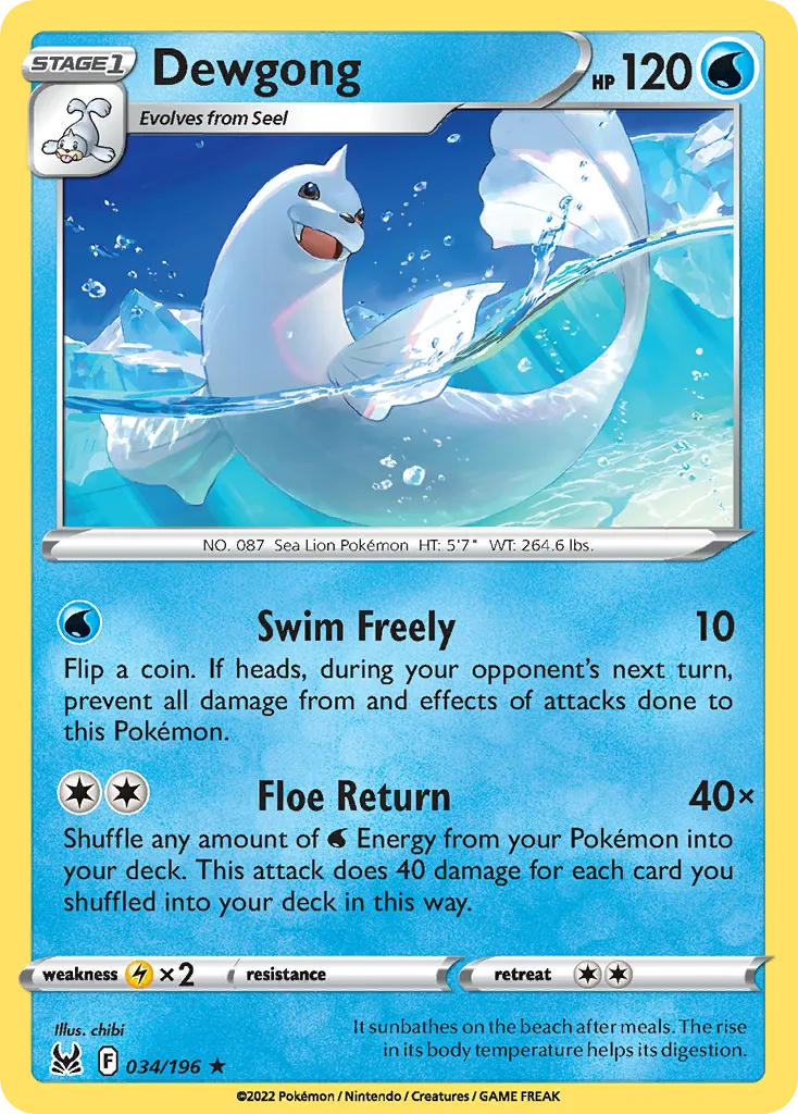 Dewgong card image