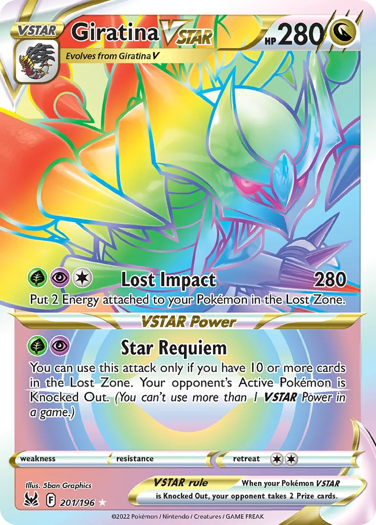 Giratina VSTAR #201 card image