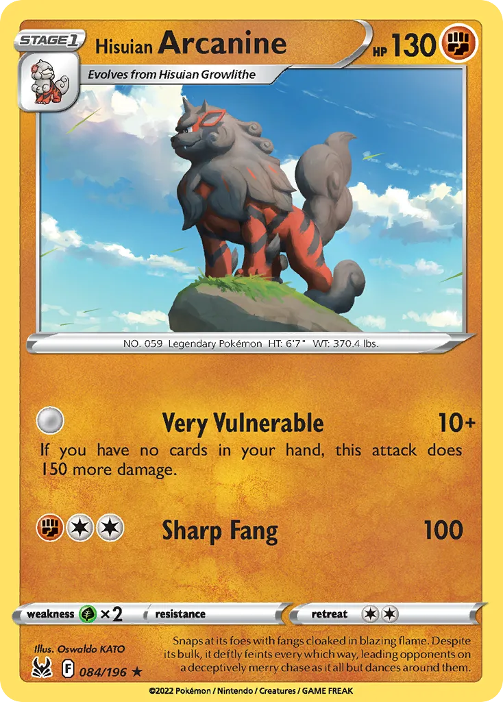 Hisuian Arcanine card image