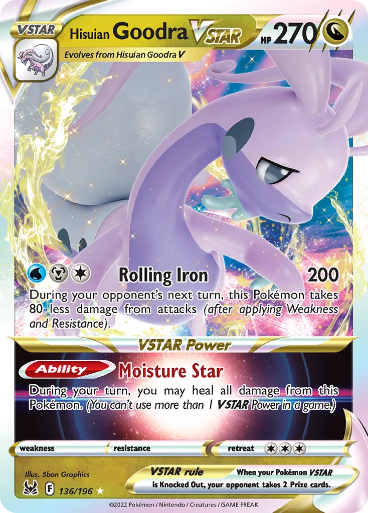 Hisuian Goodra VSTAR card image