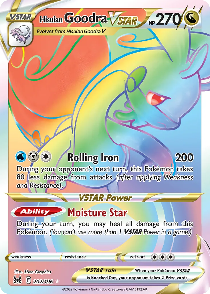 Hisuian Goodra VSTAR card image