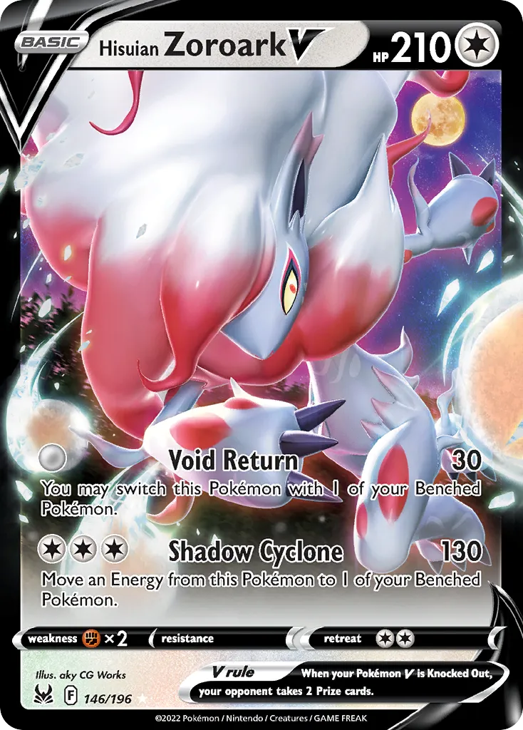Hisuian Zoroark V card image