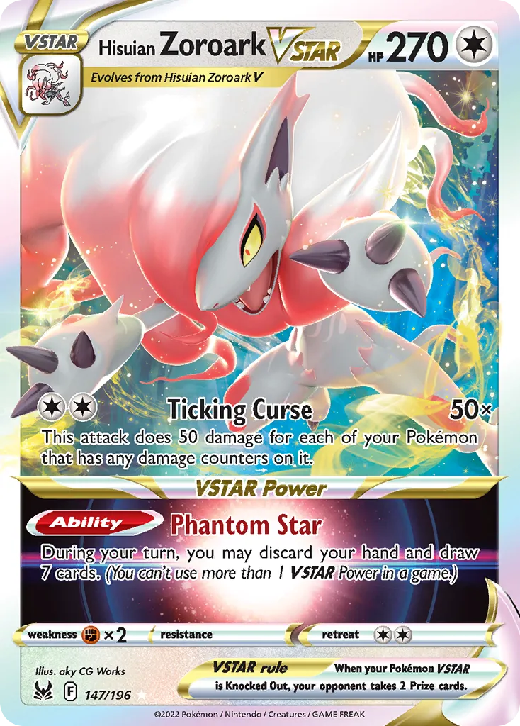 Hisuian Zoroark VSTAR card image
