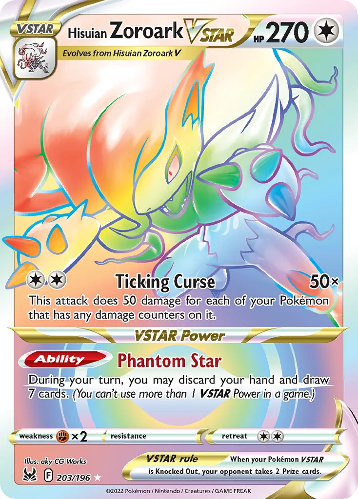 Hisuian Zoroark VSTAR card image