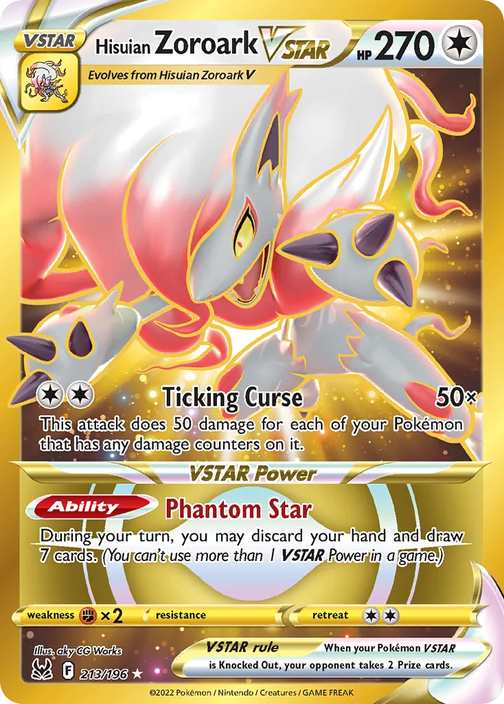 Hisuian Zoroark VSTAR card image
