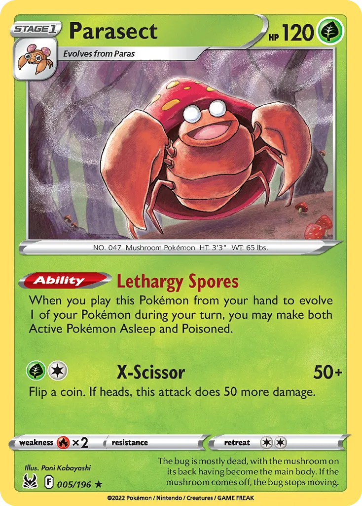 Parasect card image