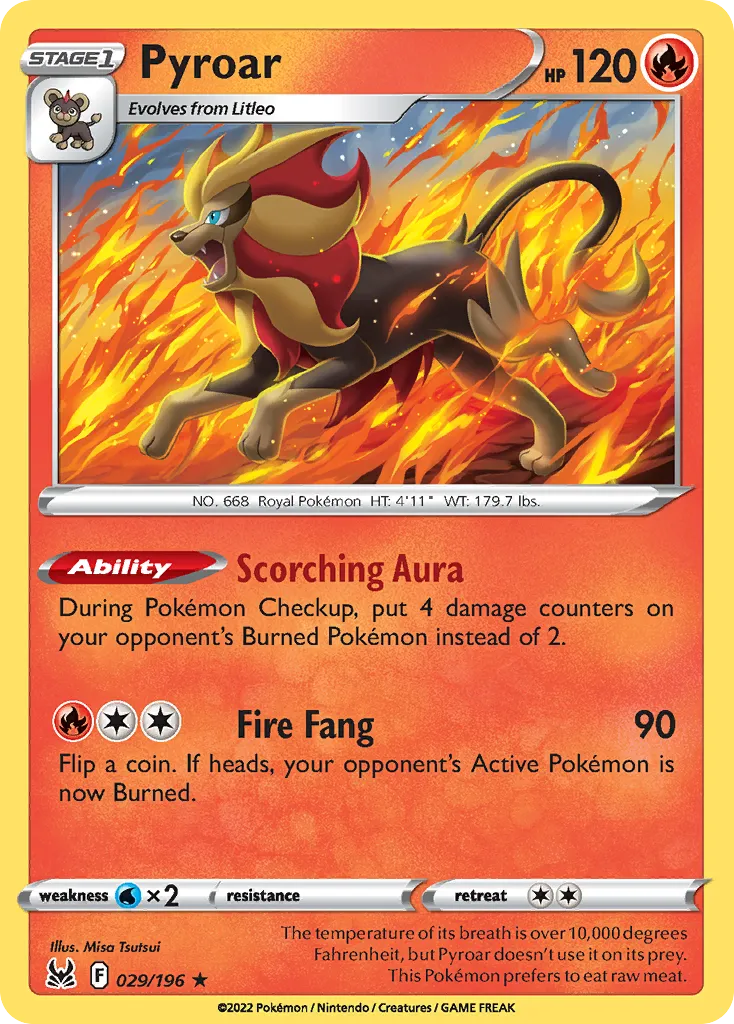 Pyroar card image