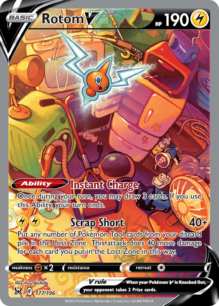 Rotom V #177 card image