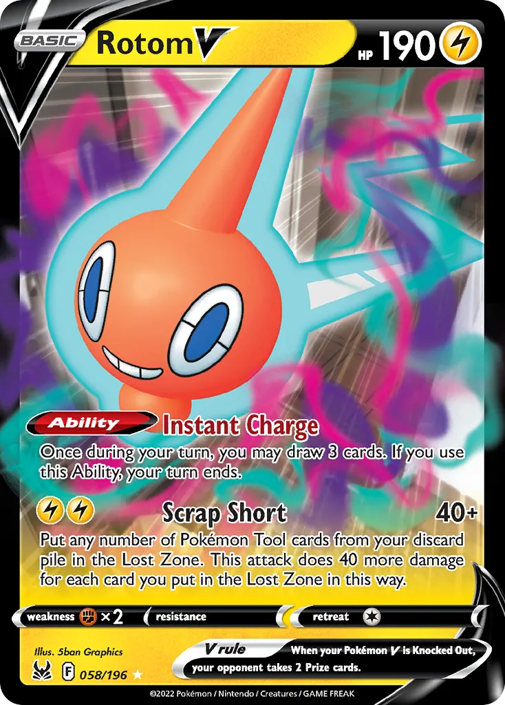 Rotom V card image