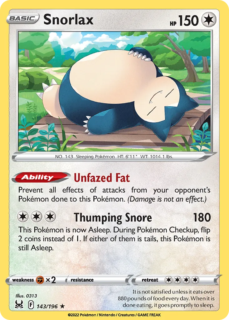 Snorlax card image