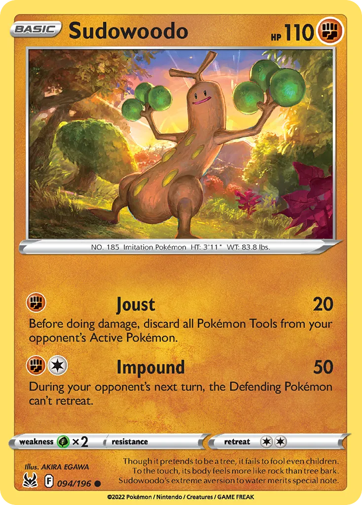 Sudowoodo card image