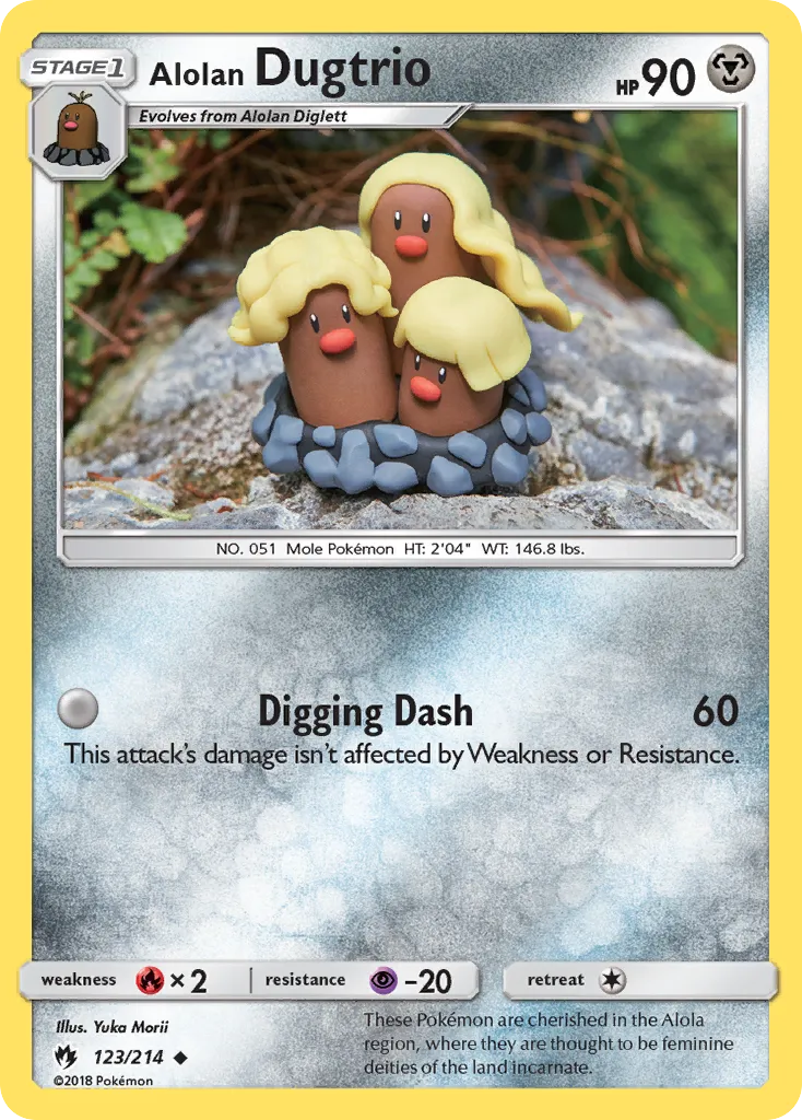 Alolan Dugtrio card image