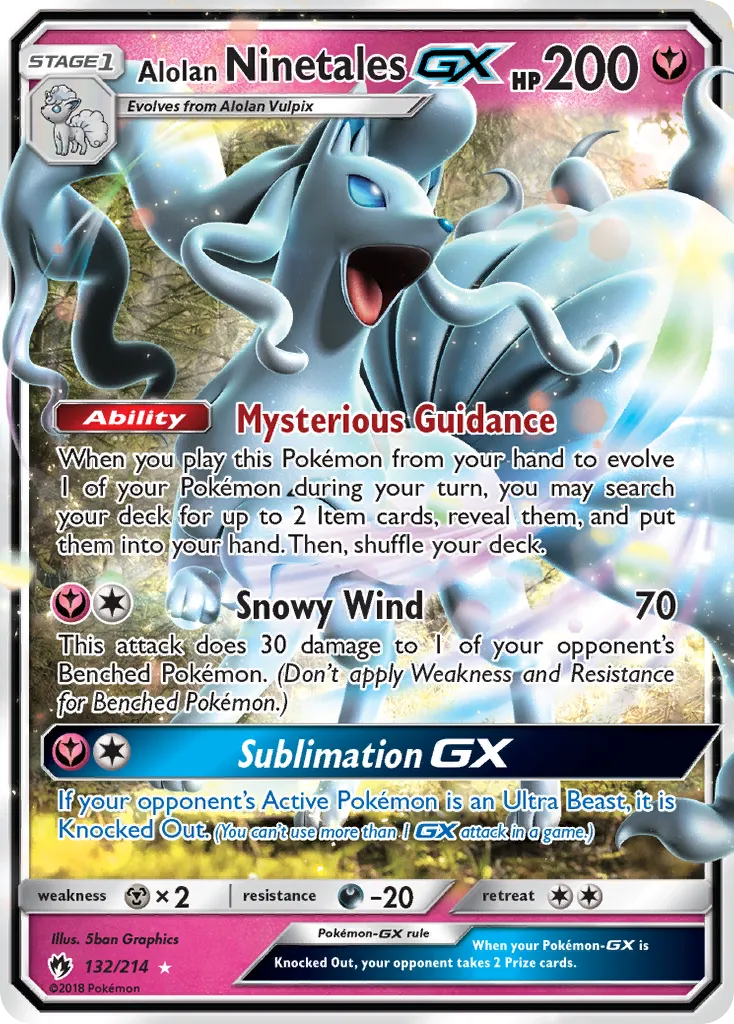 Alolan Ninetales-GX card image
