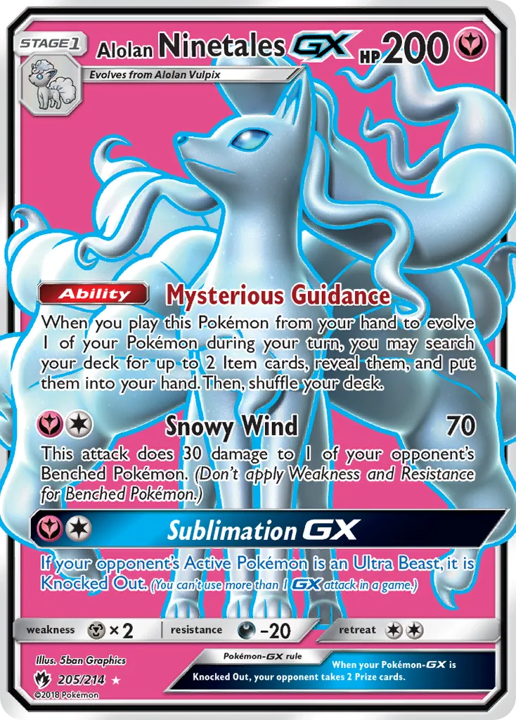 Alolan Ninetales-GX card image