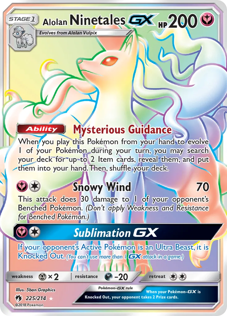 Alolan Ninetales-GX card image