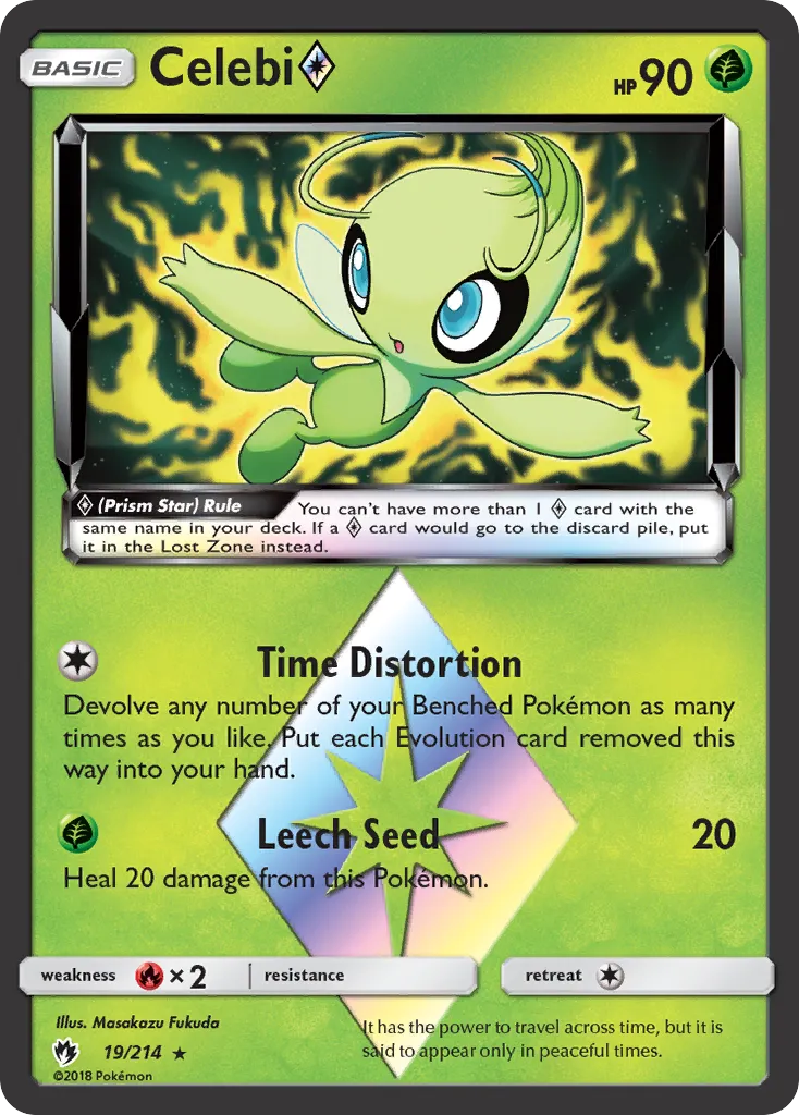 Celebi Prism Star card image