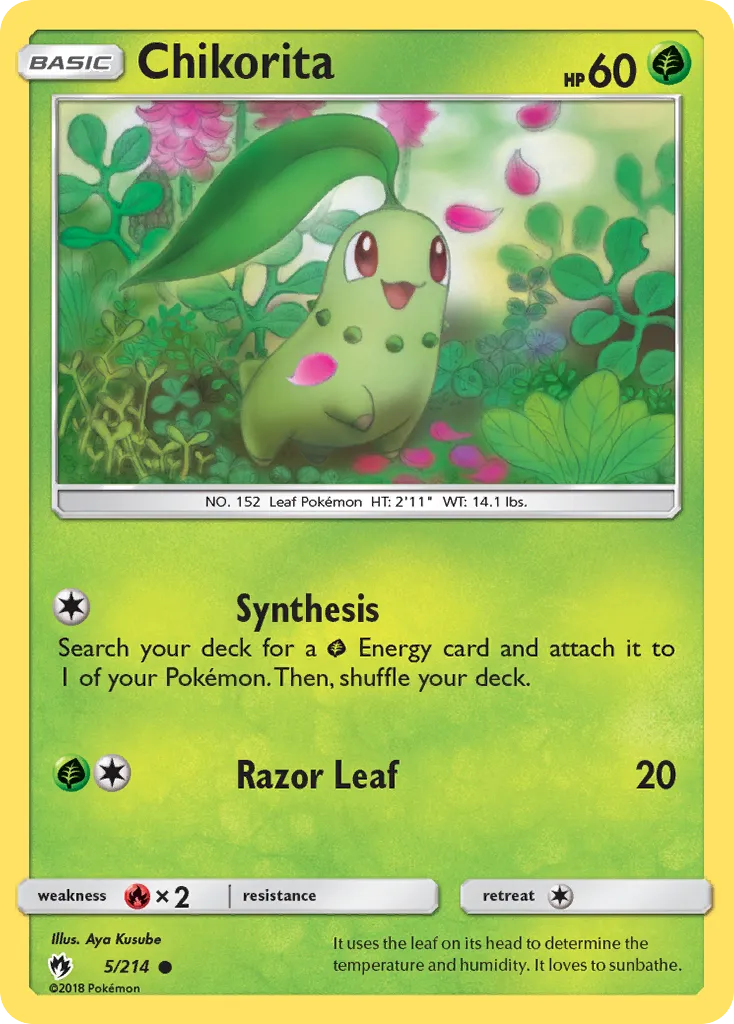 Chikorita card image