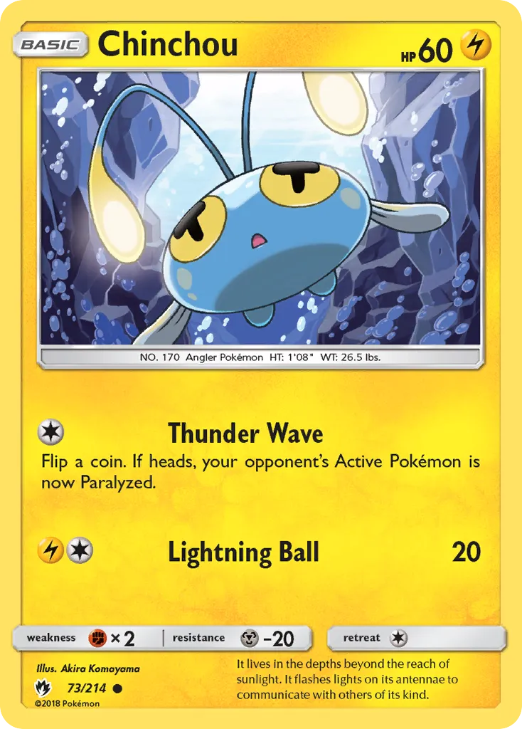 Chinchou card image