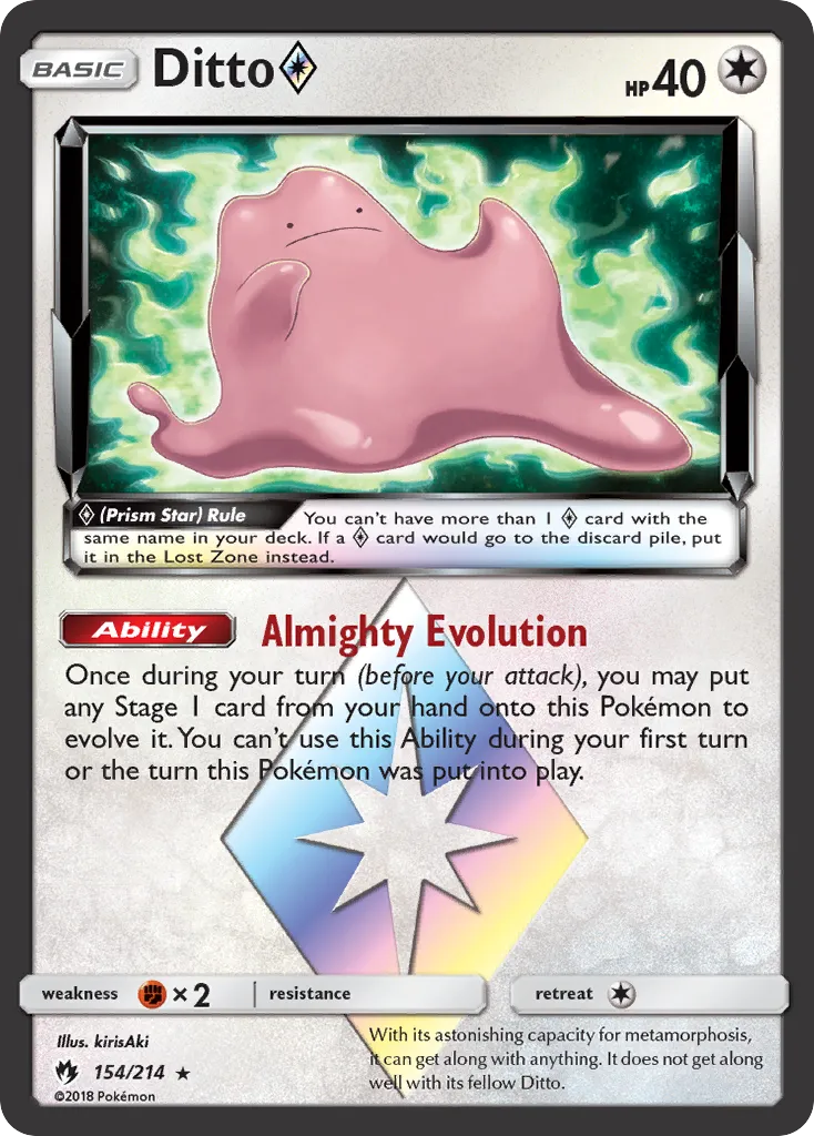 Ditto Prism Star card image