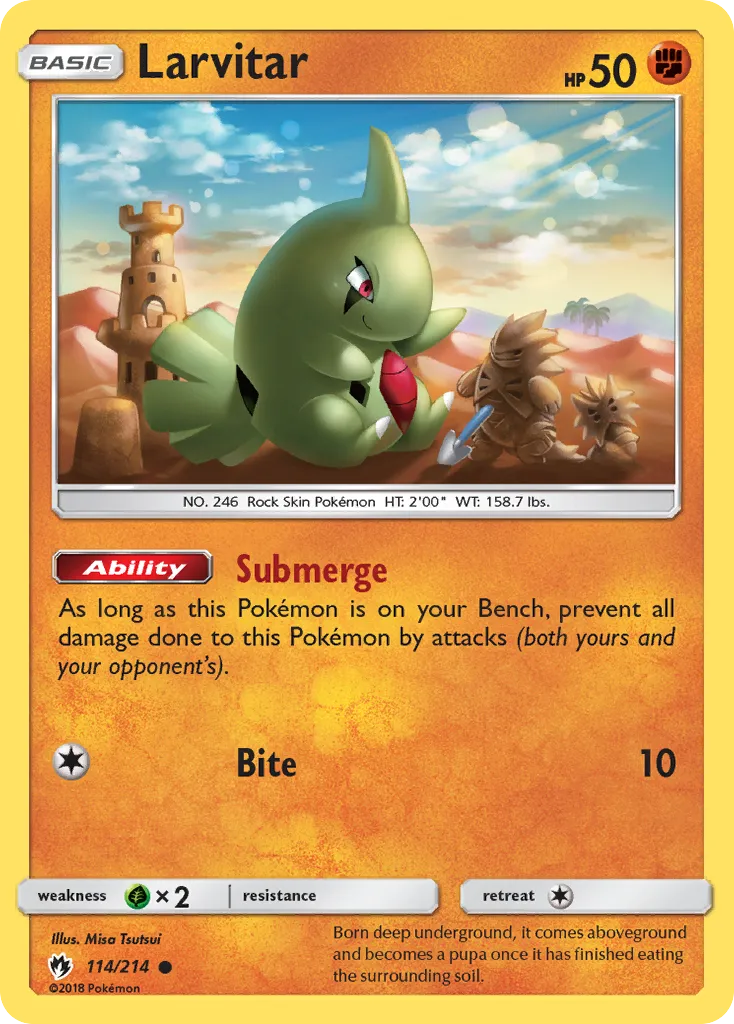 Larvitar card image