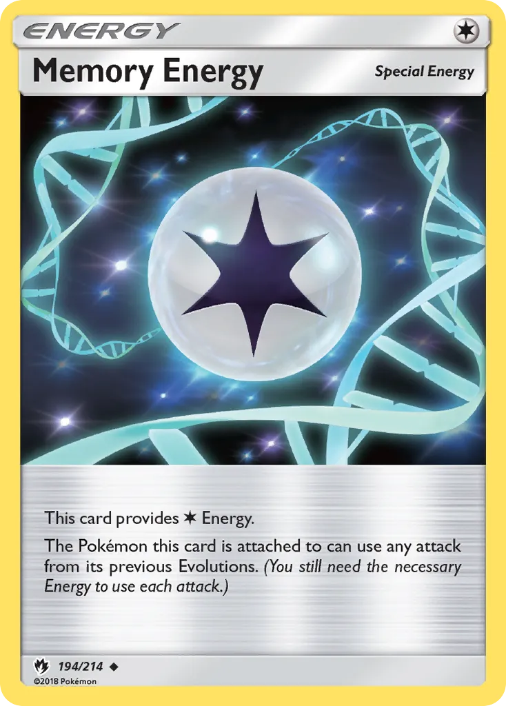 Memory Energy card image