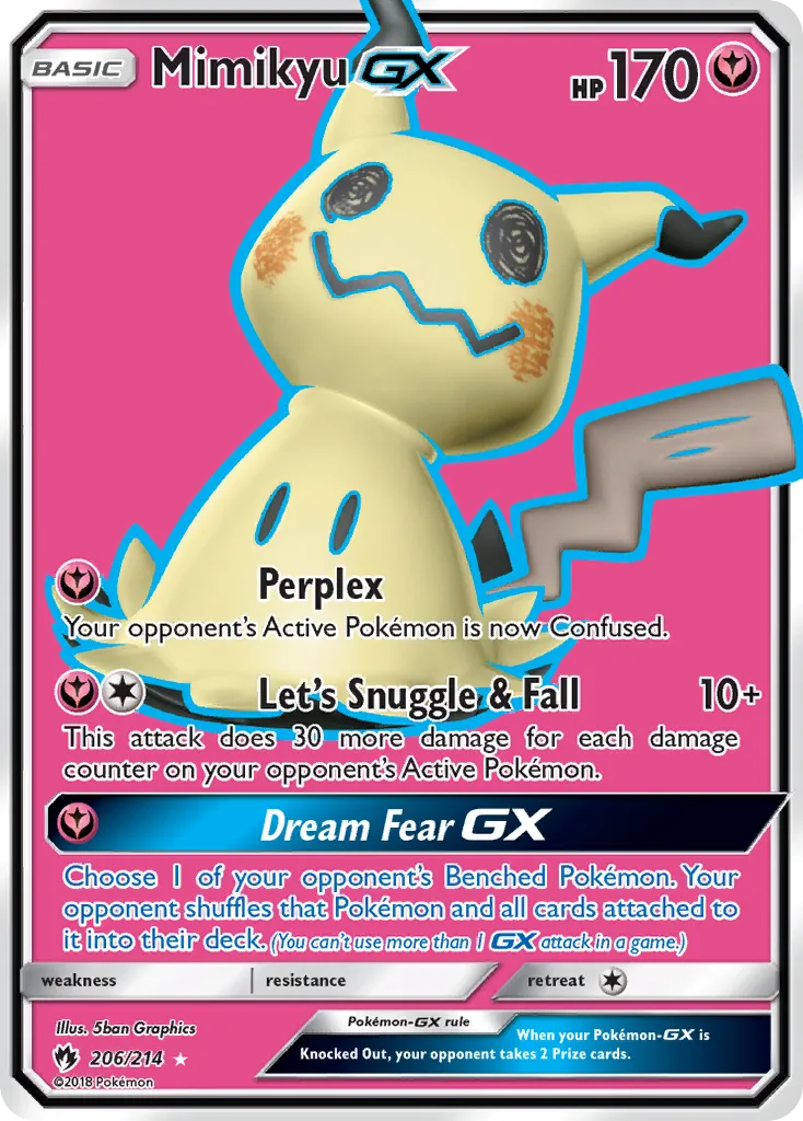 Mimikyu-GX #206 card image