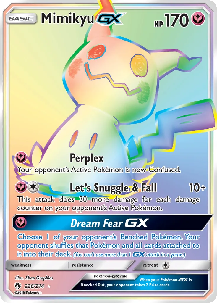 Mimikyu-GX #226 card image