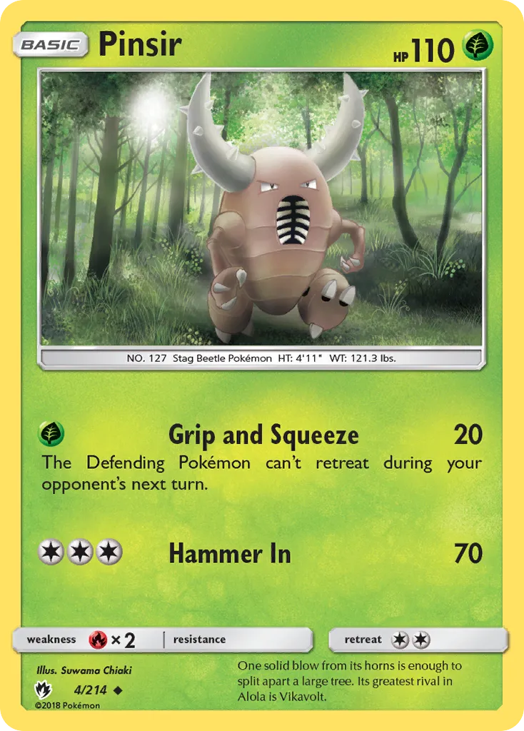Pinsir card image