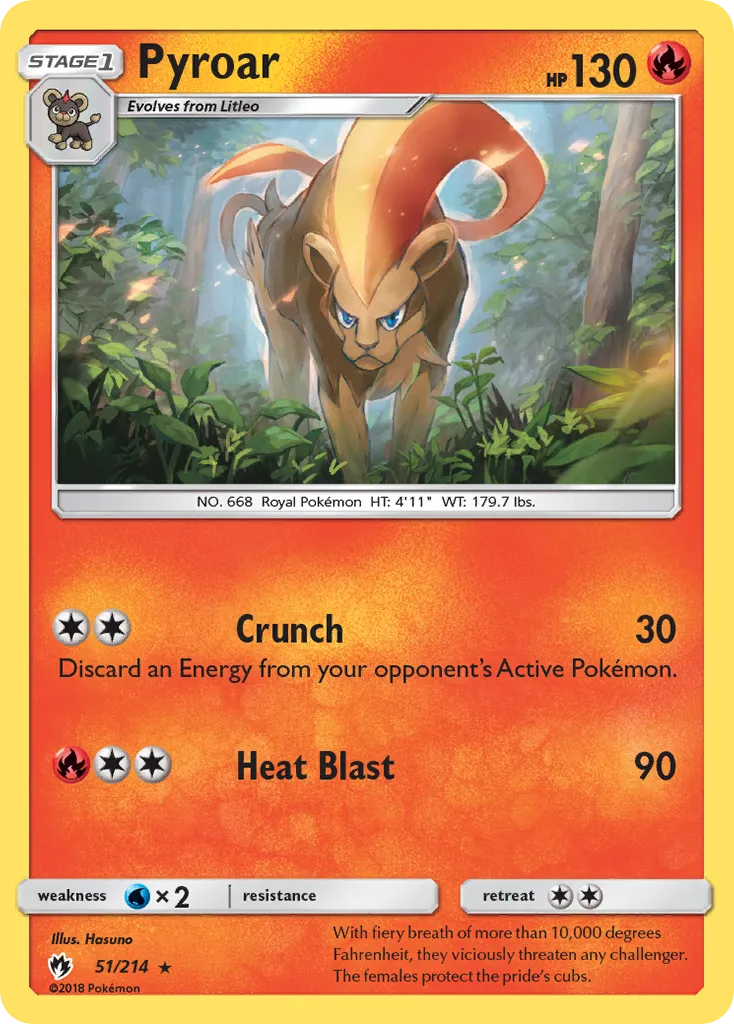 Pyroar card image