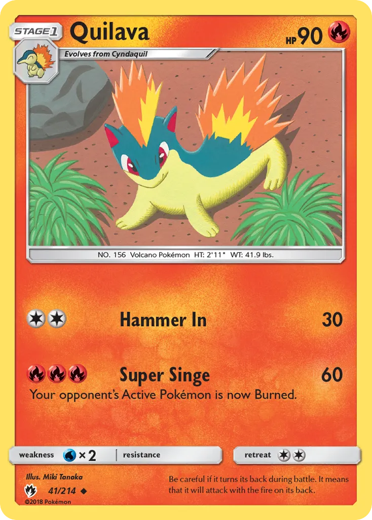 Quilava card image