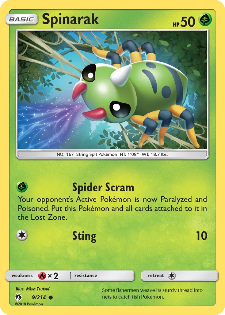 Spinarak card image
