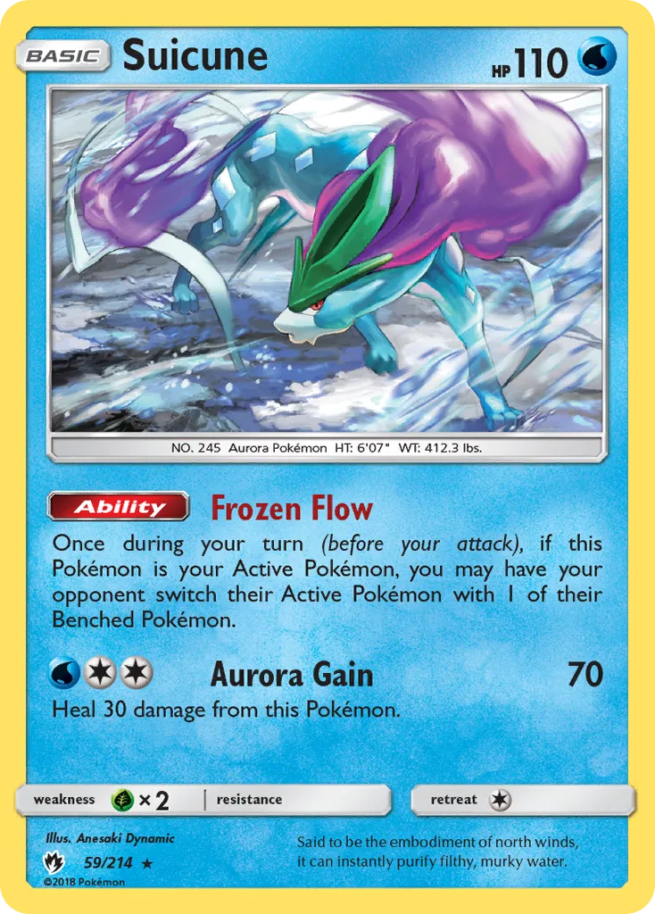Suicune card image