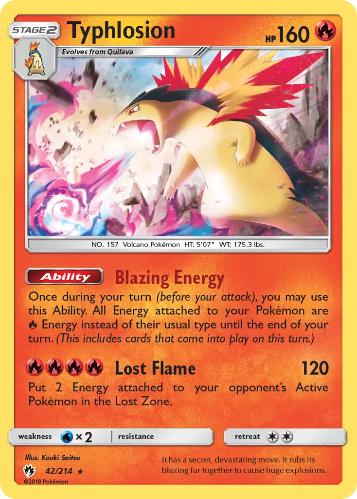 Typhlosion card image