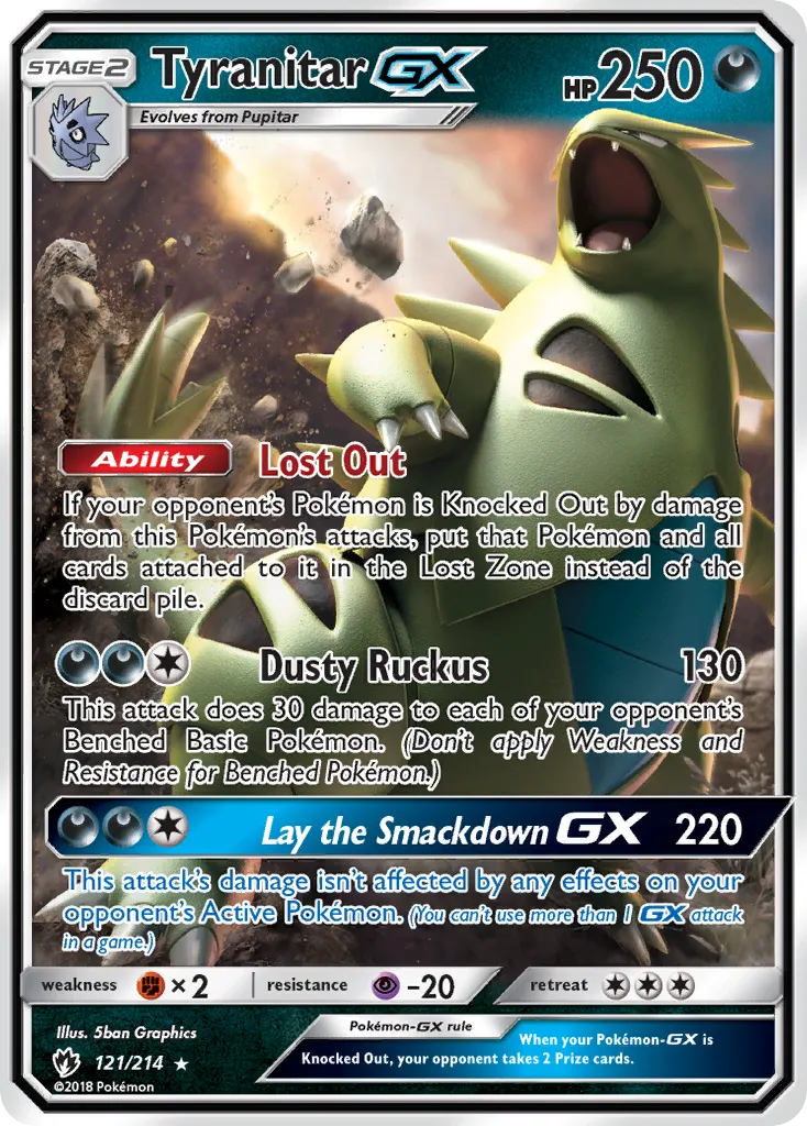 Tyranitar-GX card image