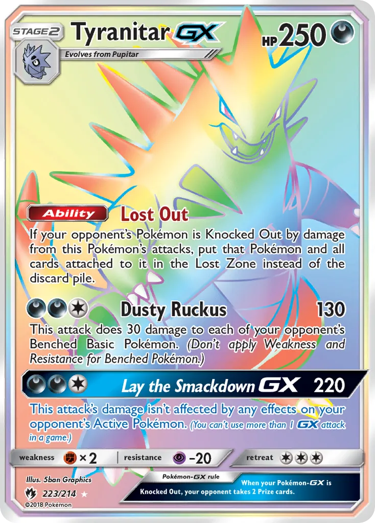Tyranitar-GX #223 card image