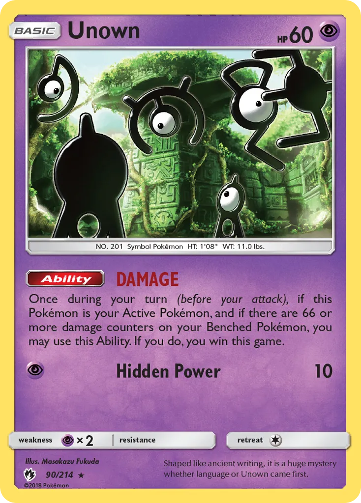 Unown card image