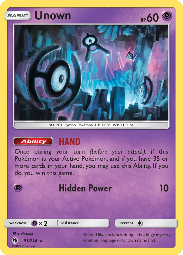 Unown card image
