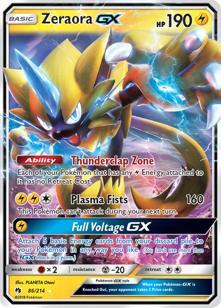 Zeraora-GX card image
