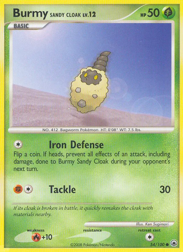 Burmy Sandy Cloak card image