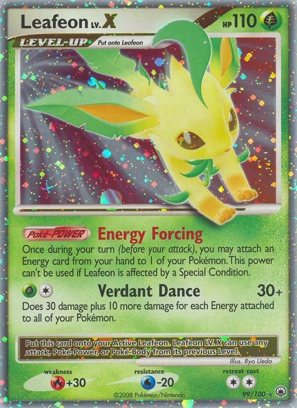 Leafeon LV.X #99 card image