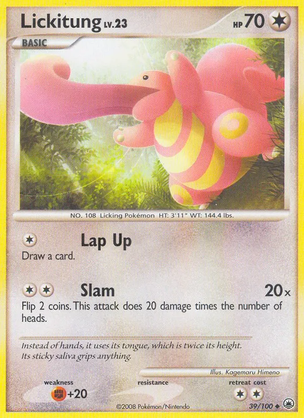 Lickitung card image
