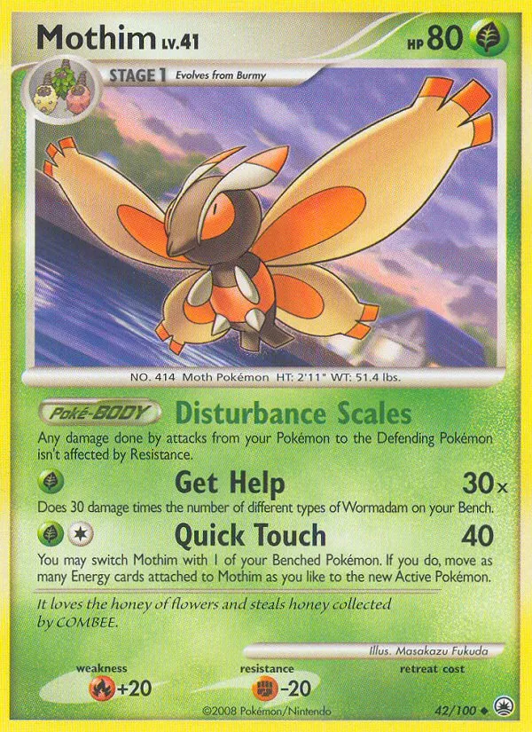 Mothim card image