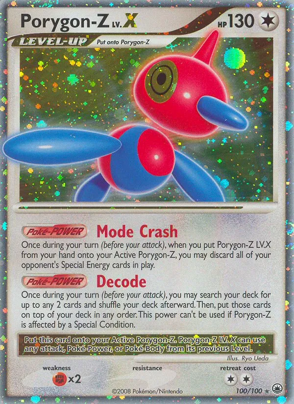 Porygon-Z LV.X #100 card image