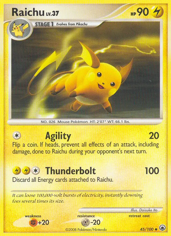 Raichu card image