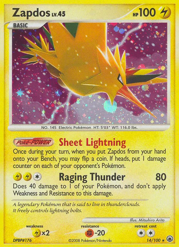 Zapdos card image