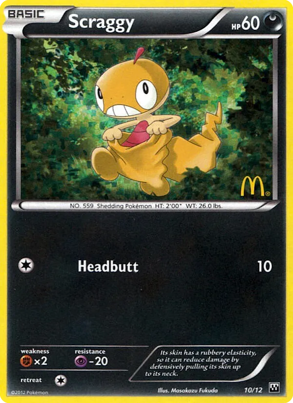 Scraggy #10 card image