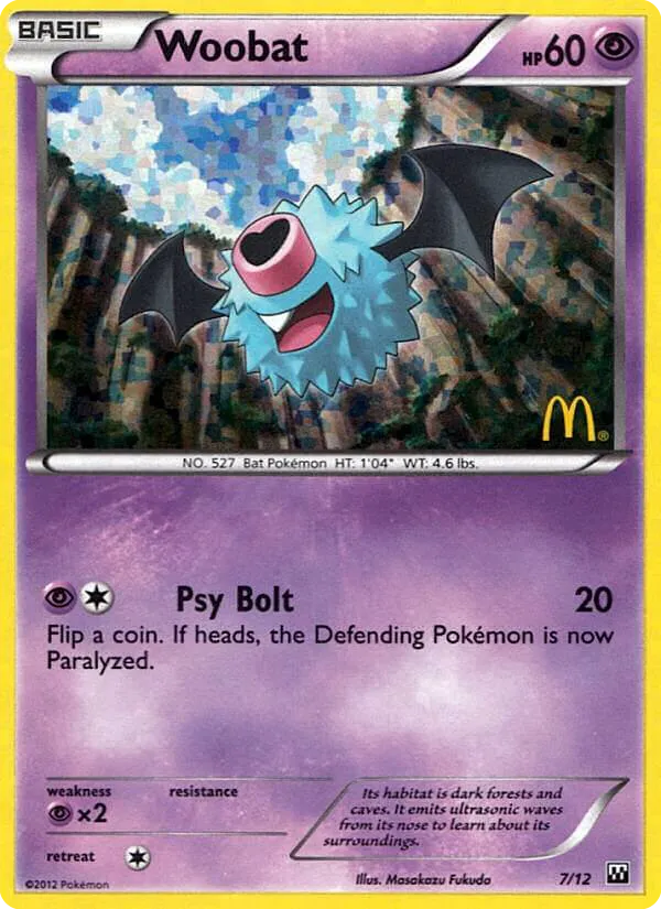 Woobat #7 card image