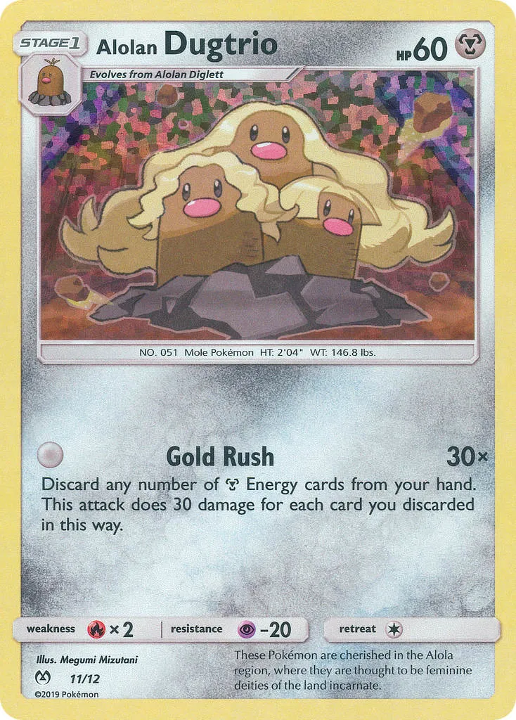 Alolan Dugtrio card image